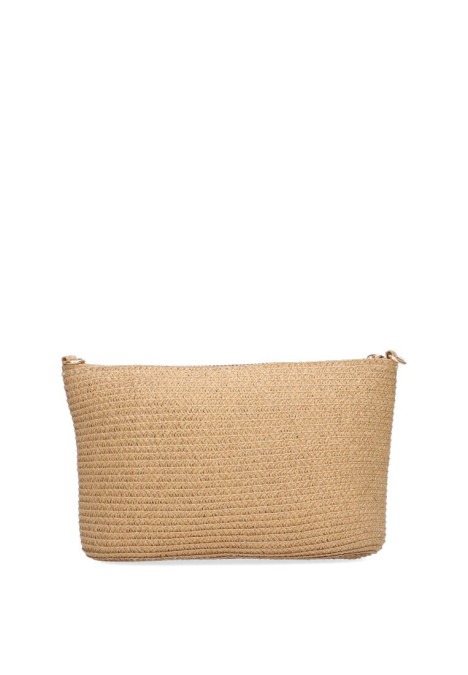 Bolso bandolera pequeña de mujer Luna Collection van natural rafia 