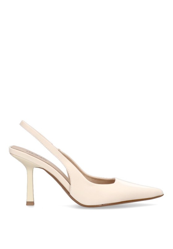 Salon de mujer LUNA TREND m3195 beige sintetico tacón alto