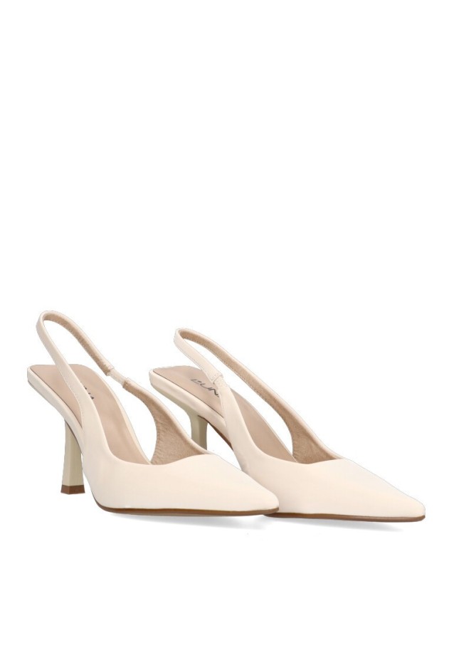 Salon de mujer LUNA TREND m3195 beige sintetico tacón alto