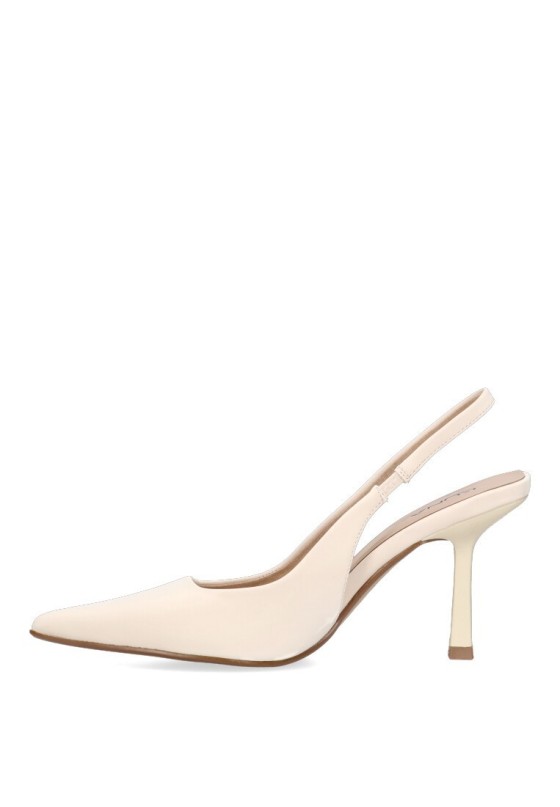 Salon de mujer LUNA TREND m3195 beige sintetico tacón alto