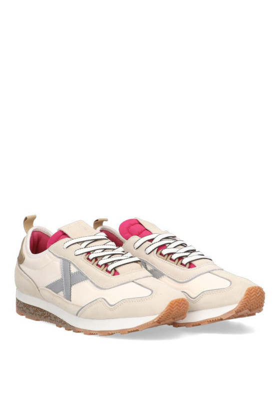 Deportivo de hombre MUNICH um beige piel suela plana