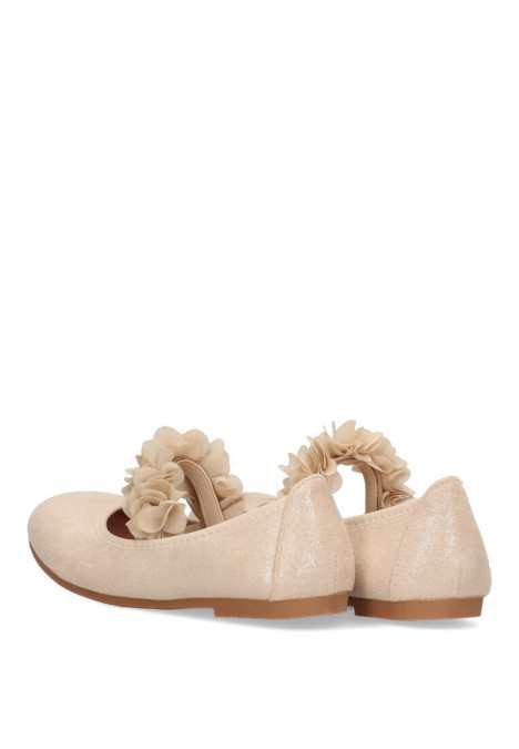 Bailarina  de niña LUNA KIDS c592 beige sintetico suela plana