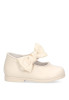 Zapato de niña BUBBLE BOBBLE a1331 beige piel suela plana