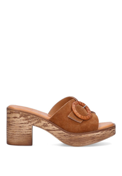 Sandalia de mujer Luna Collection 948 cuero piel tacón alto