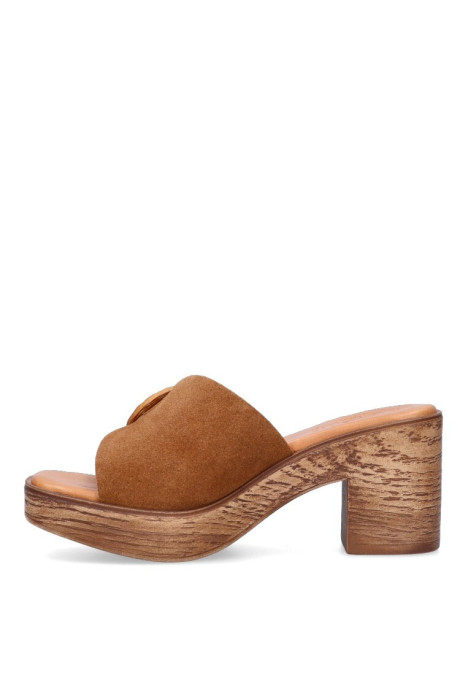 Sandalia de mujer Luna Collection 948 cuero piel tacón alto