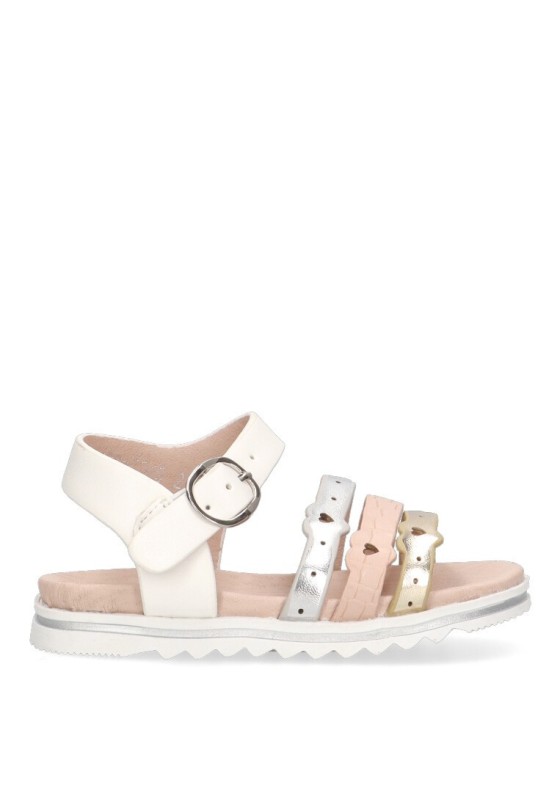 Sandalia de niña LUNA KIDS c249 multicolor sintetico suela plana