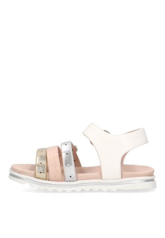 Sandalia de niña LUNA KIDS c249 multicolor sintetico suela plana
