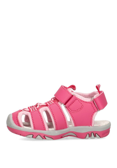Sandalia de niña LUNA KIDS c582 rosa sintetico suela plana