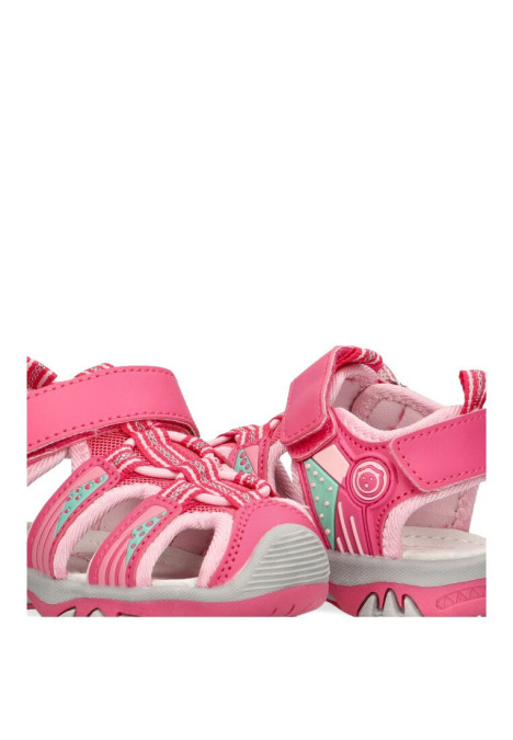 Sandalia de niña LUNA KIDS c582 rosa sintetico suela plana