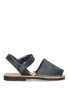 Sandalia de niño LUNA KIDS b899 marino piel suela plana