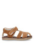 Sandalia de niño LUNA KIDS a3314 cuero piel suela plana