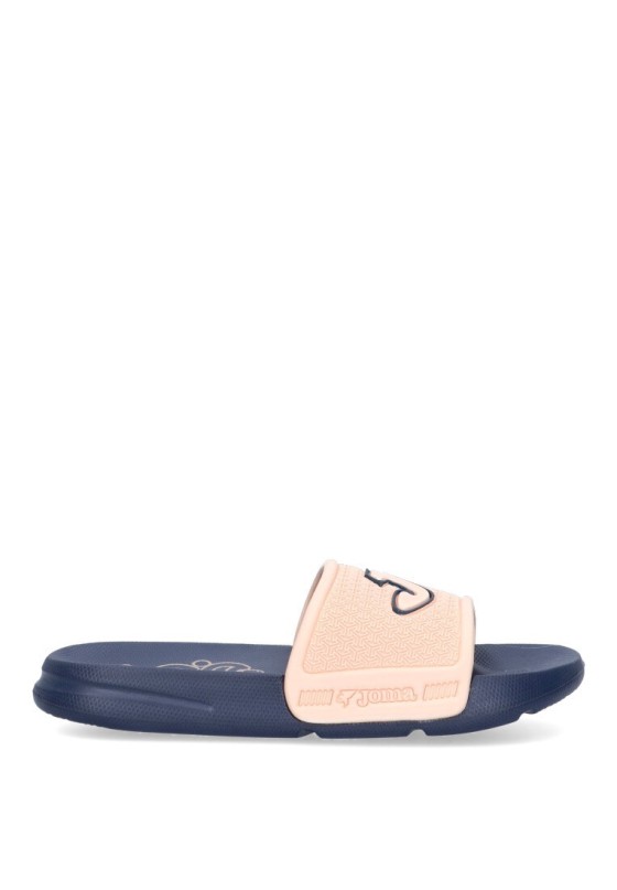 Chanclas sandalias playa de niña JOMA s.island jr rosa goma suela plana