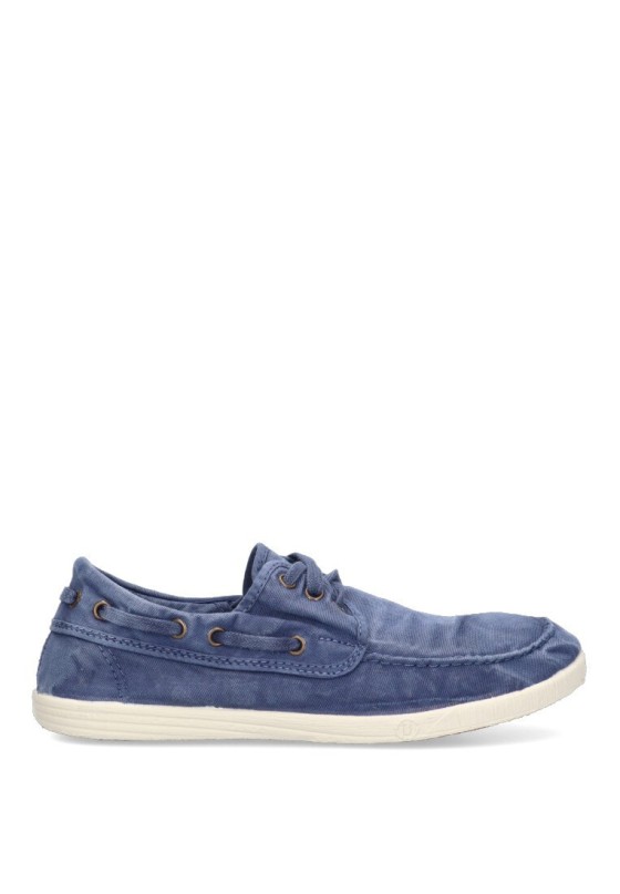 Natural World Eco 303E - Coton Bio, Semelle Caoutchouc Naturel | Écologiques, Fabriquées En Espagne Chaussures Bateau Homme