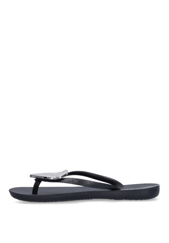 Chanclas sandalias playa de mujer IPANEMA 82120 negro goma suela plana