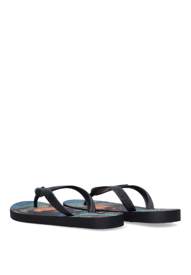 Chanclas sandalias playa de niño IPANEMA 83348 negro goma suela plana