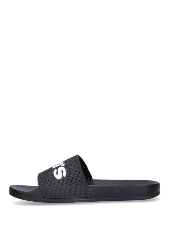 Chanclas sandalias playa de hombre LEVIS 233015 negro goma suela plana