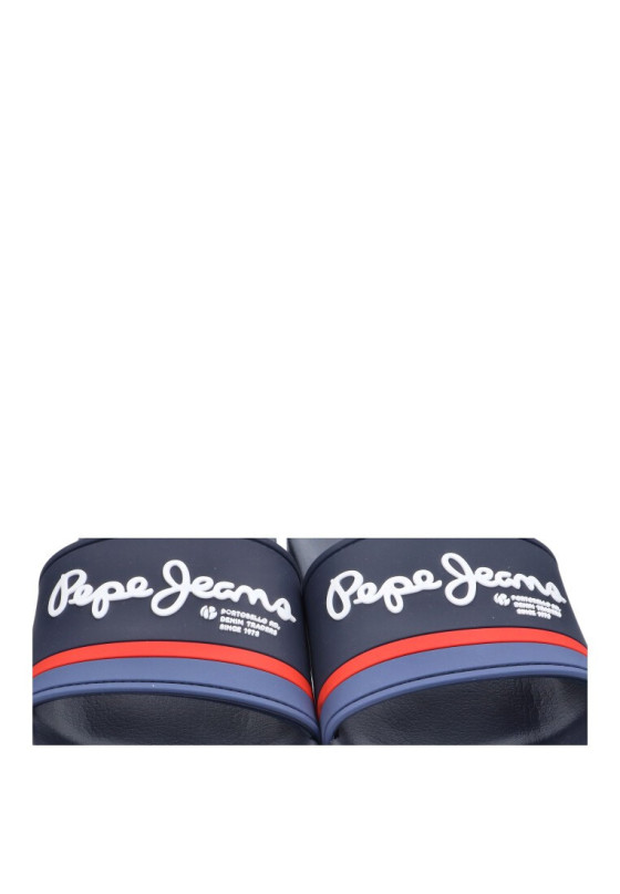 Chanclas sandalias playa de hombre PEPE JEANS psm70123 marino goma suela plana