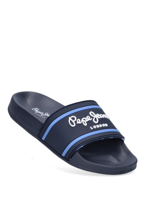Chanclas sandalias playa de niño PEPE JEANS pbs70054 marino goma suela plana