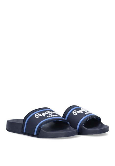 Chanclas sandalias playa de niño PEPE JEANS pbs70054 marino goma suela plana