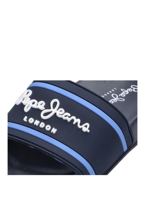 Chanclas sandalias playa de niño PEPE JEANS pbs70054 marino goma suela plana