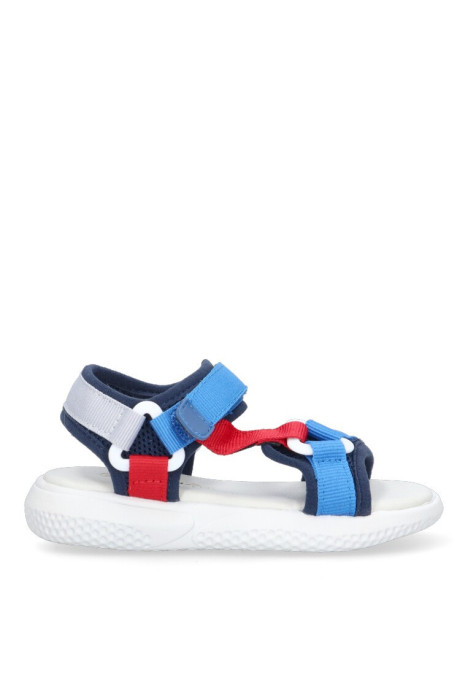 Sandalia de niño LUNA KIDS c641 azul sintetico suela plana