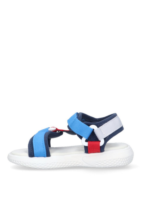 Sandalia de niño LUNA KIDS c641 azul sintetico suela plana