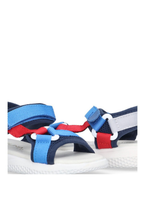 Sandalia de niño LUNA KIDS c641 azul sintetico suela plana