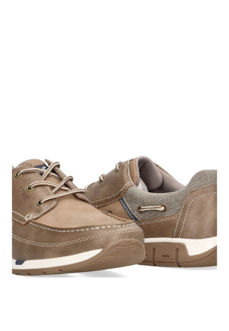 Nautico kiova mocasin de hombre ETIKA 62007 taupe sintetico suela plana