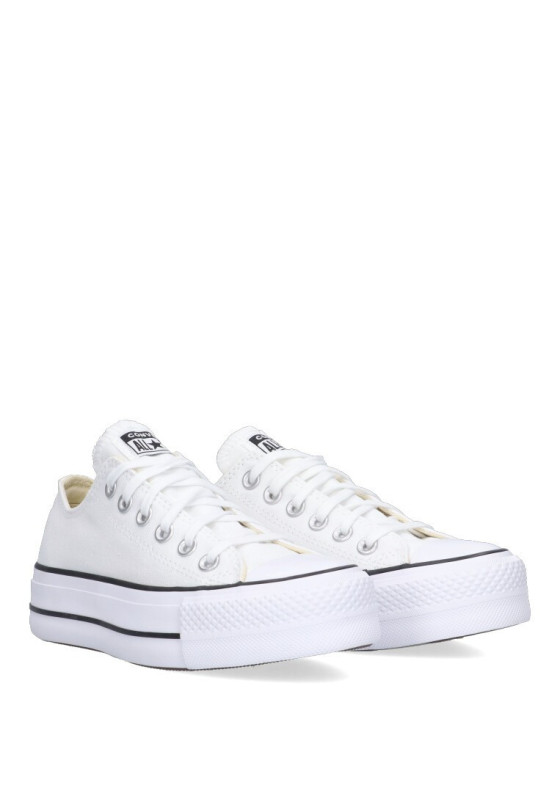 Deportivo de mujer CONVERSE 560251c blanco textil  suela doble