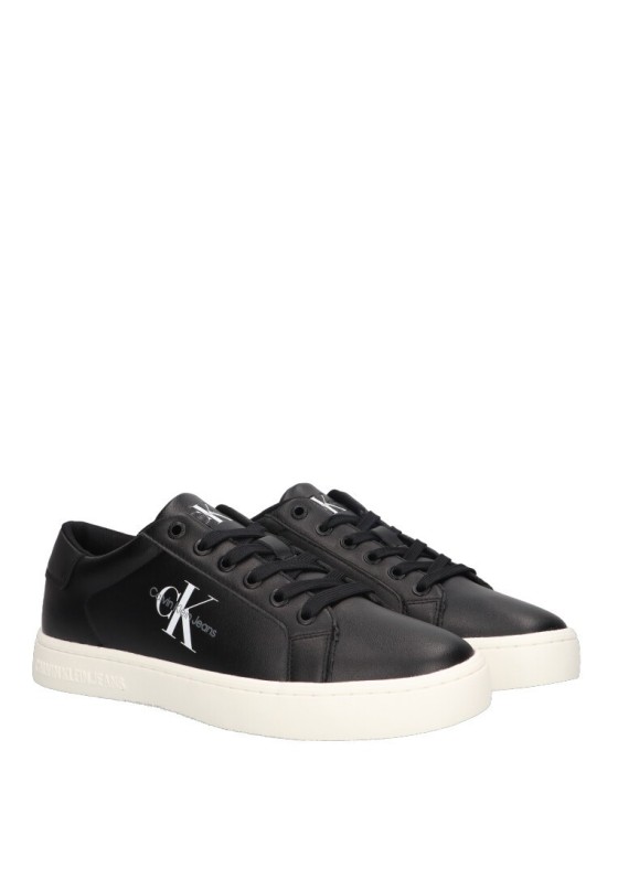 Deportivo de hombre CALVIN KLEIN ym0ym00491 negro piel suela plana