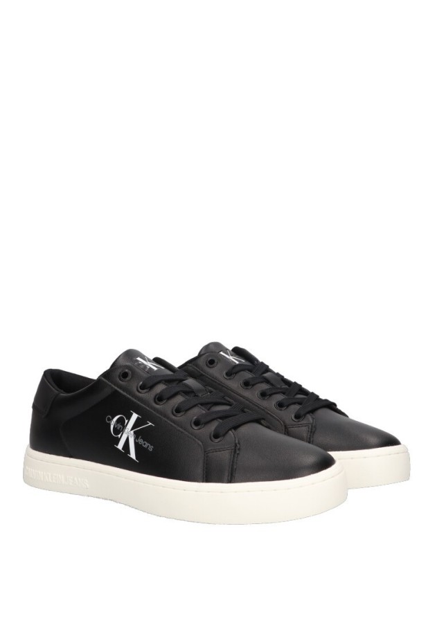 Deportivo de hombre CALVIN KLEIN ym0ym00491 negro piel suela plana