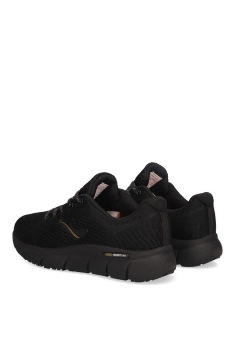 Deportivo de mujer JOMA zen  negro textil  suela plana