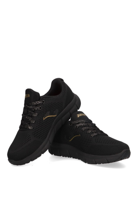 Deportivo de mujer JOMA zen  negro textil  suela plana