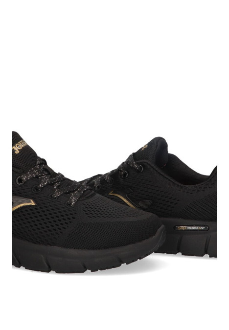 Deportivo de mujer JOMA zen  negro textil  suela plana