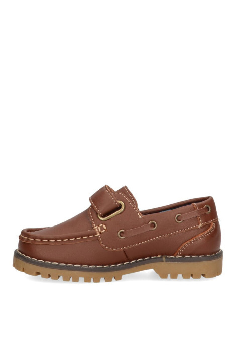 Nautico kiova mocasin de niño LUNA KIDS a766 marron piel suela plana