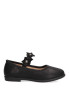 Bailarina  de niña LUNA KIDS c424 negro sintetico suela plana