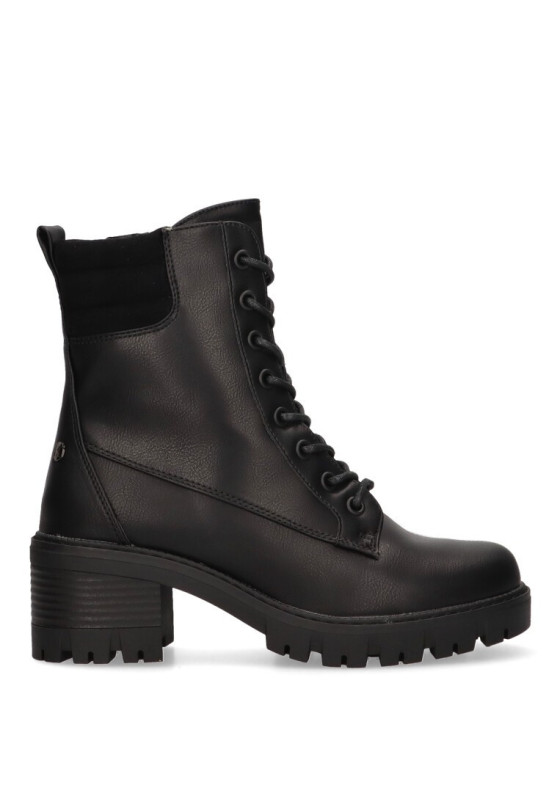 Botin de mujer ETIKA 11922 negro sintetico tacón medio
