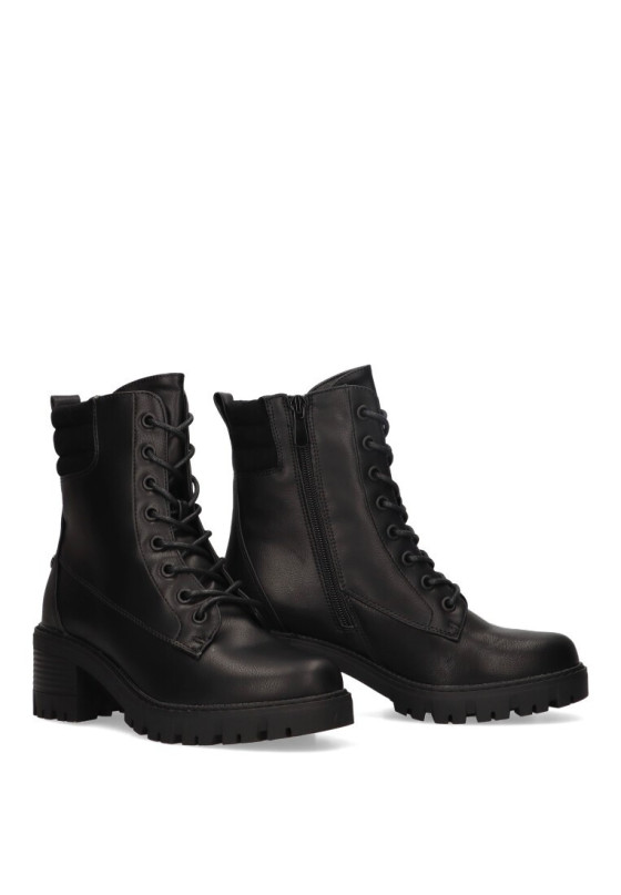 Botin de mujer ETIKA 11922 negro sintetico tacón medio