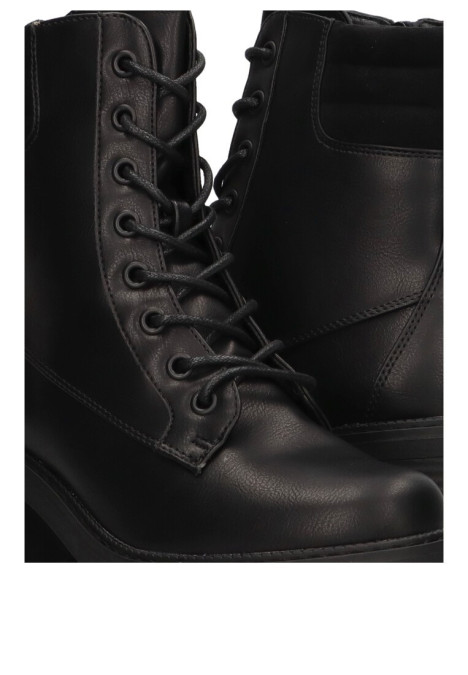 Botin de mujer ETIKA 11922 negro sintetico tacón medio