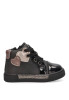 Botin de niña LUNA KIDS c802 negro sintetico suela plana