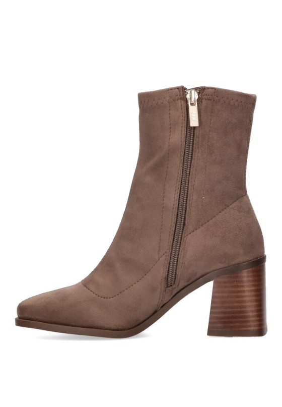 Botin de mujer XTI 141828 taupe sintetico tacón medio