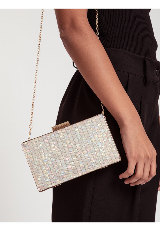 Bolso fiesta de mujer Luna Collection rmrm1257 beige  