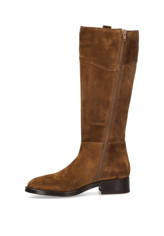 Bota de mujer ALPE 227411 cuero piel suela plana