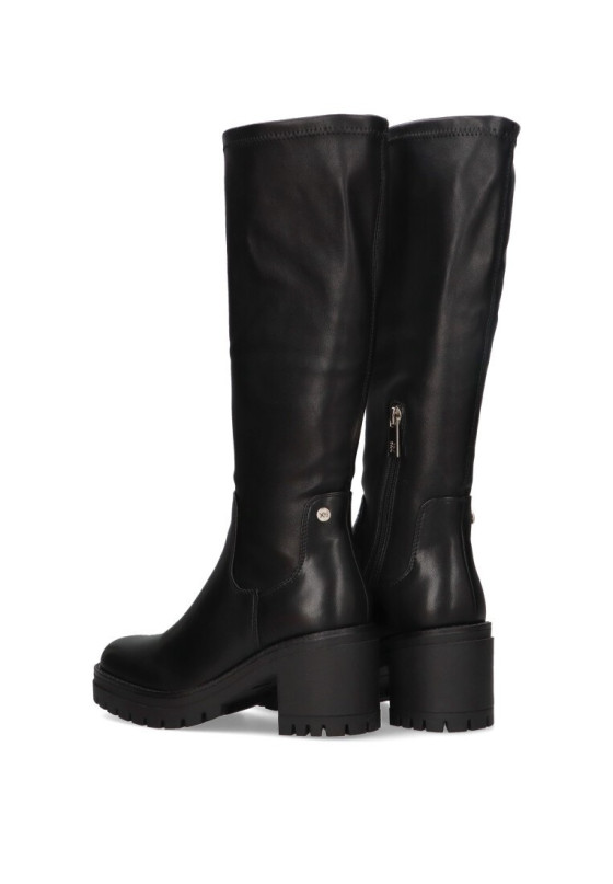 Bota de mujer XTI 140191 negro sintetico tacón medio