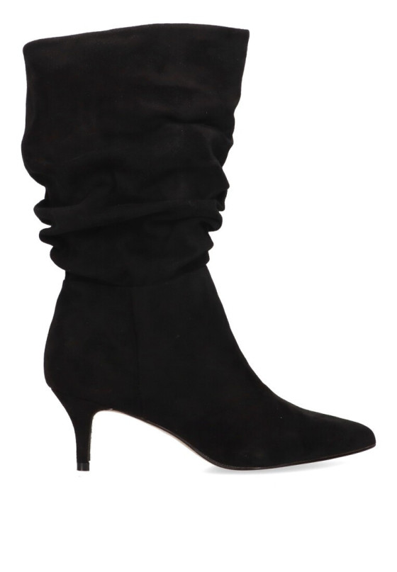 Bota de mujer LUNA TREND m3930 negro sintetico tacón medio