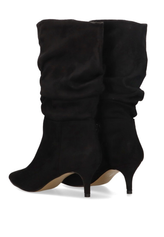 Bota de mujer LUNA TREND m3930 negro sintetico tacón medio
