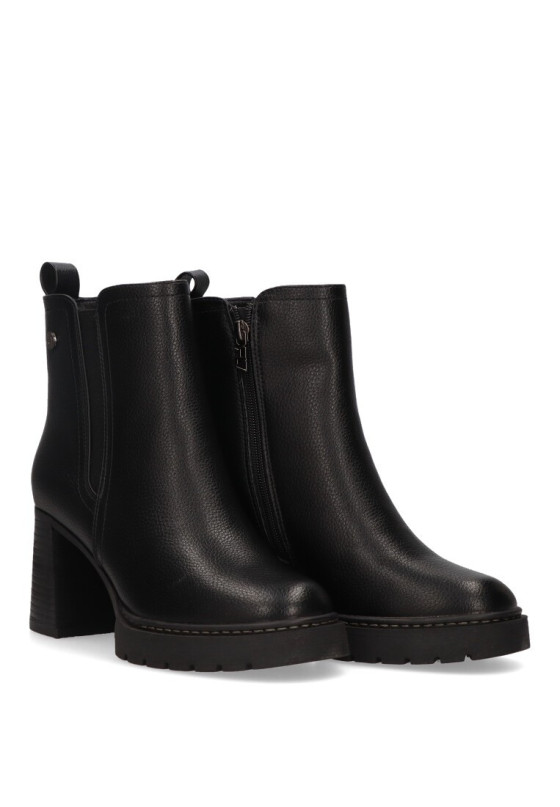 Botin de mujer VIRUCCI vr3-556 negro sintetico tacón alto