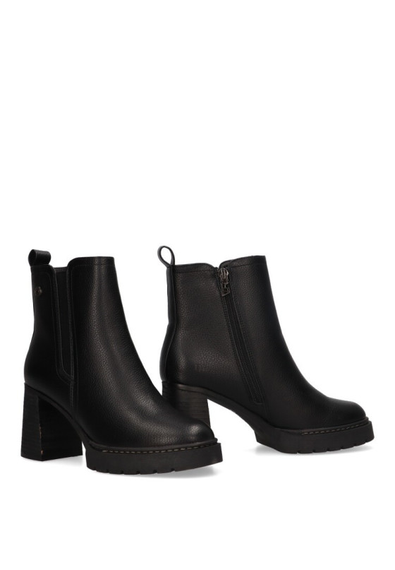 Botin de mujer VIRUCCI vr3-556 negro sintetico tacón alto