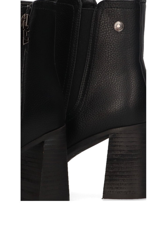 Botin de mujer VIRUCCI vr3-556 negro sintetico tacón alto