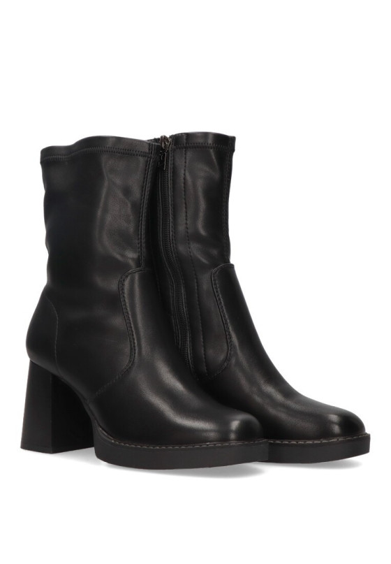 Botin de mujer VIRUCCI vr3-560 negro sintetico tacón alto